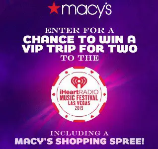 Win a Trip to Vegas + Macy's Shopping Spree