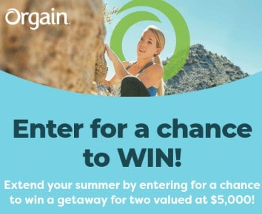 Win a $5K Vacation from Orgain