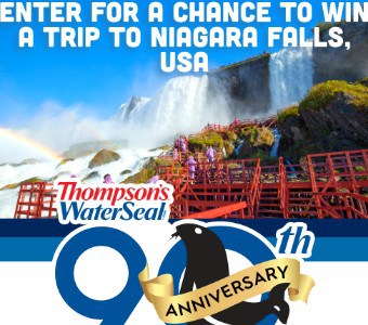 Win a Trip to Niagara Falls from Thompson’s WaterSeal
