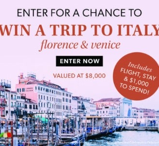 Win a Trip to Italy from Ross-Simons