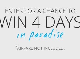 Win 4 Days in Paradise at Sandals Resort