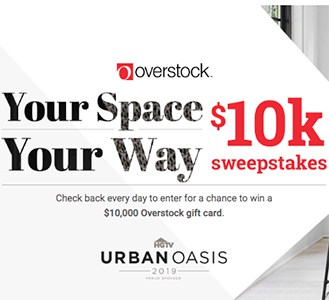 Win a $10K Overstock Gift Card from HGTV