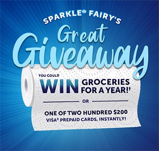 Win Groceries for a Year from Sparkle