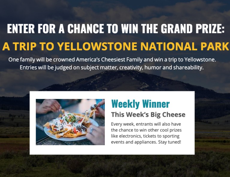 Win a Trip to Yellowstone National Park from Old El Paso
