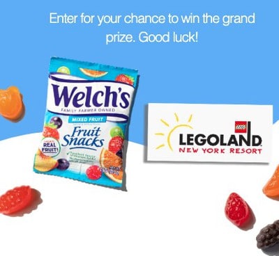 Win a Trip to LEGOLAND New York from Welch's