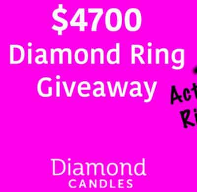 Win a Diamond Ring from Diamond Candles