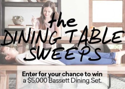 Win a $5K Bassett Dining Set