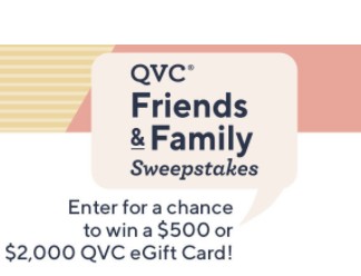 Win a $2K QVC eGift Card