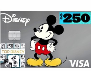 Win a $250 VISA Gift Card from Top Disney