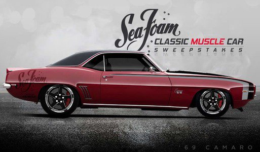 Win a 1969 Chevrolet Camaro from Sea Foam