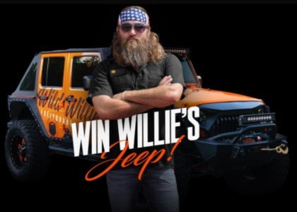 Win a Jeep Wrangler from Wild Willies