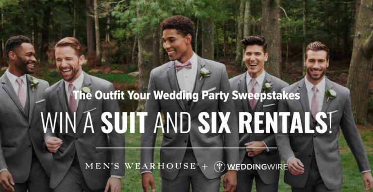 Win a Suit & Six Rentals for your Wedding