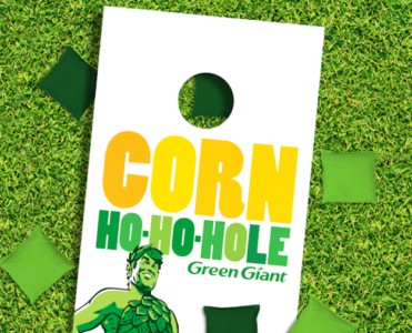 Win a Green Giant Cornhole Board