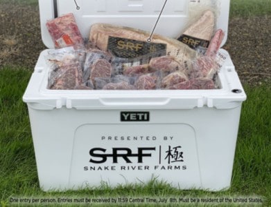 Win a YETI Tundra 105 Cooler + Summer Meat Assortment