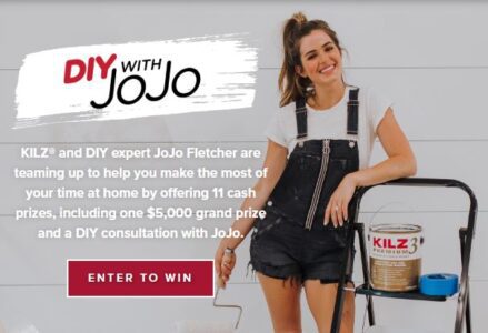 Win $5K + JoJo DIY Consultation from KILZ