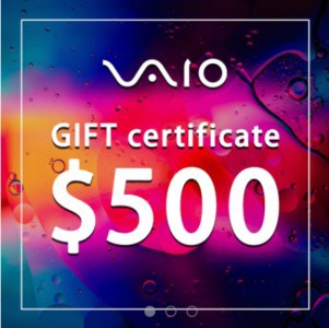 Win a $500 VAIO Gift Card