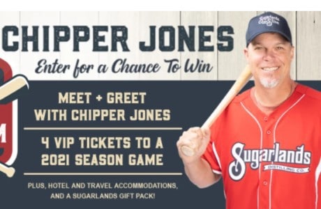 Win a Meet & Greet W/ Chipper Jones