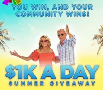 Win $1K a Day from Wheel of Fortune
