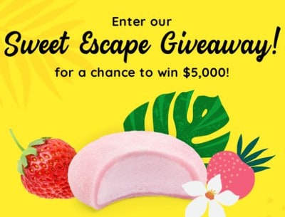 Win $5K in Cash & Prizes from Bubbies Ice Cream