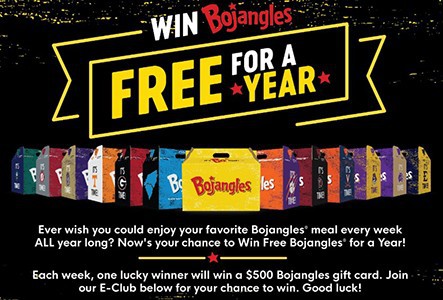 Win Bojangles For A Year