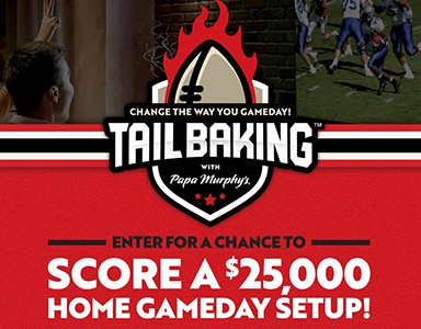 Win a $25K Home Gameday Setup from Papa Murphey’s