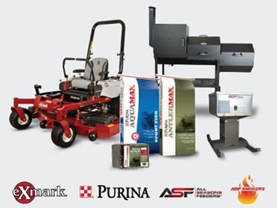 Win a Exmark Mower, Smoker BBQ Pit & More