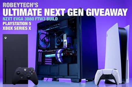 Win a NZXT EVGA 3080 PC, PS5 & Xbox Series X