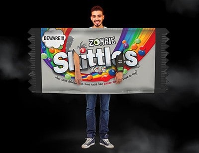 Win a Zombie Skittles Halloween Costume