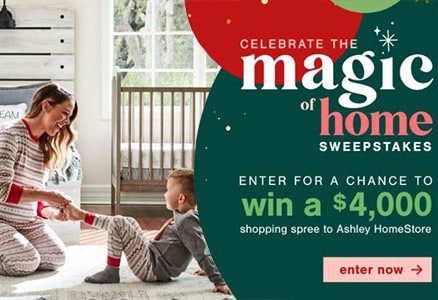 Win a $4K Ashley Homestore Shopping Spree