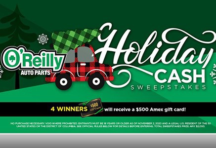 Win a $500 AMEX Gift Card from O'Reilly