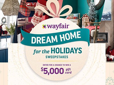 Win a $5K Wayfair Gift Card