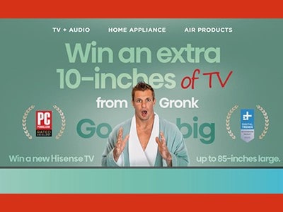 Win an 85″ Hisense HDTV