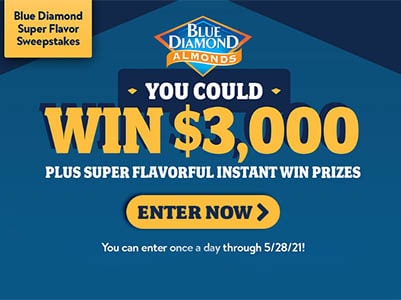 Win $3,000 from Blue Diamond