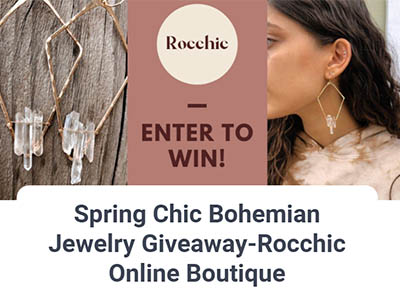 Win Luxe Boho Chic Earrings from Rocchic