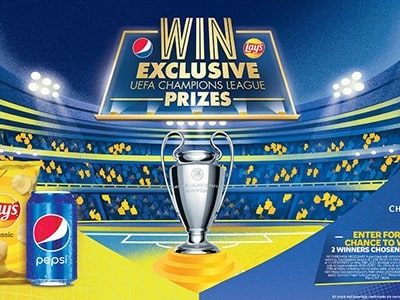 Win a UEFA Champions League Prize Pack from Pepsi