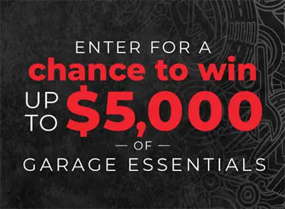 Win $5,000 in Garage Essentials from Discovery