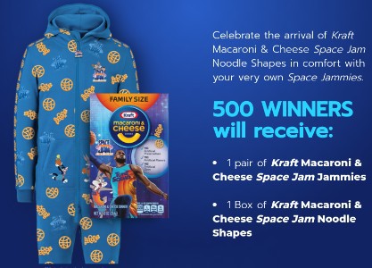 Win Space Jam Jammies from Kraft