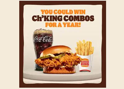 Win 1 of 70,000 Burger King Prizes