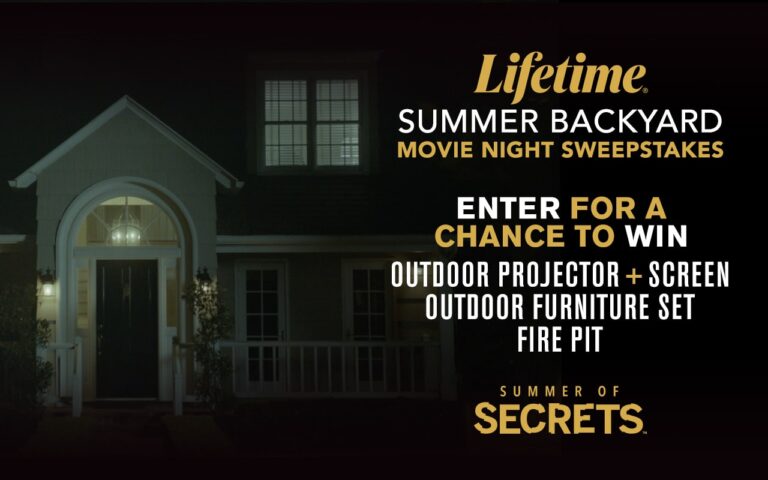 Win an Outdoor Projector, Furniture & Fire Pit from Lifetime