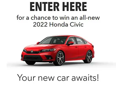 Win an All-New 20022 Honda Civic