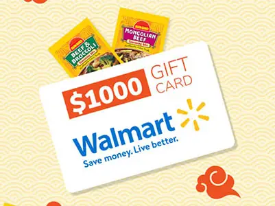 Win $1,000 Walmart Gift Card from Sun-Bird