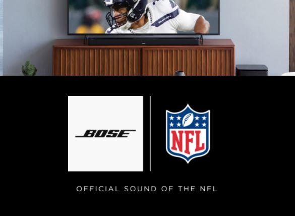Win Bose Sound System + NFLShop Gift Card