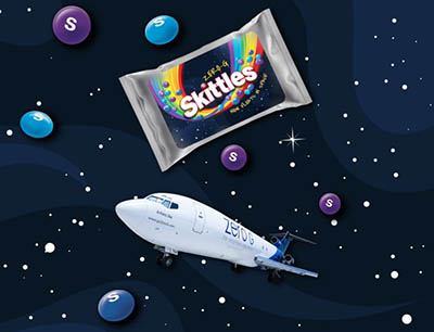 Win a Zero-G Flight Experience from Skittles