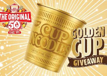 Win $5,000 & 24K Gold Cup Noodles