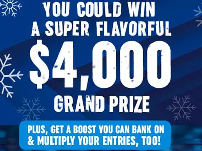 Win $4,000 from Blue Diamond