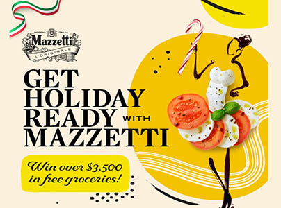 Win $3,500 in Groceries from Mazzetti