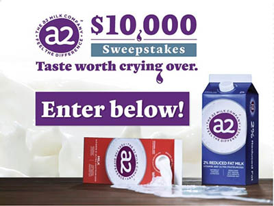 Win $10,000 Cash from a2 Milk