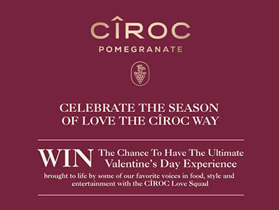 Win a Romantic Getaway from CIROC