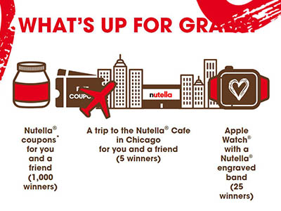 Win a Chicago Trip from Nutella