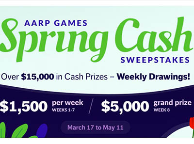 Win $5,000 from AARP